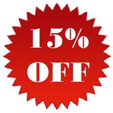 15 % off